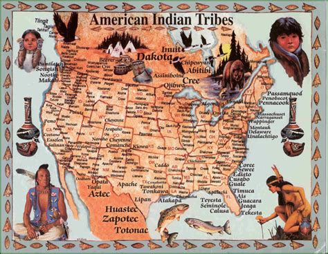 Black Native American Tribes Map