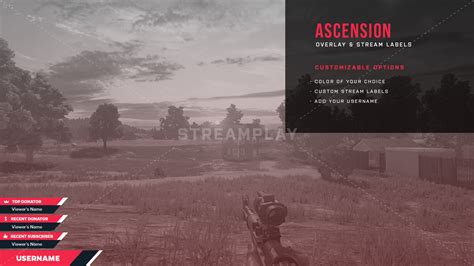 Ascension Twitch Overlay With Stream Labels Streamplay Graphics