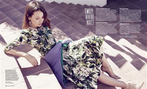 Emily Browning Instyle Magazine Australia March 2014 Issue • Celebmafia