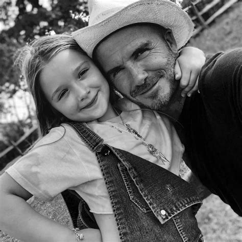 David Beckham Jokes Hes Upset After Daughter Says She Has A Crush