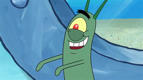 Plankton Sheldon J Plankton Bob Esponja Personajes Dibujos De Bob My