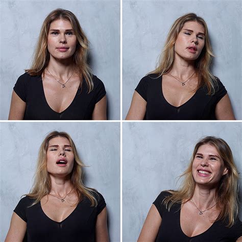 Womens Faces Before During And After Orgasm Captured In A Photo