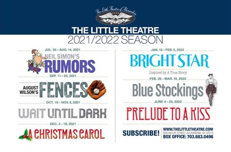 Little Theatre Of Alexandria Expands Capacity With Slate Of Shows