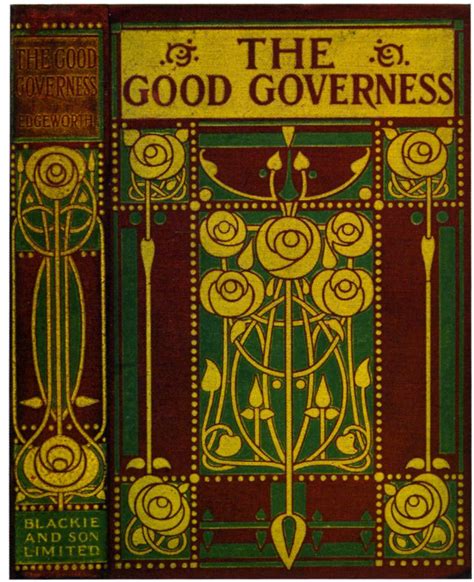 Cover Design For Maria Edgeworth S The Good Governess By Ethel Larcombe Antique Books