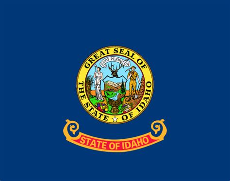 Idaho State Information Symbols Capital Constitution Flags Maps