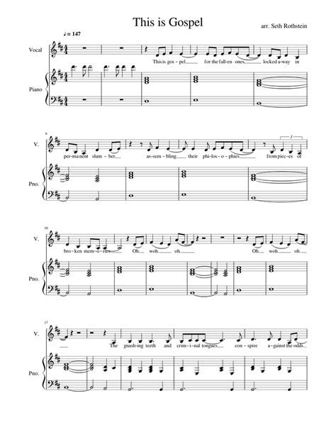 This Is Gospel Sheet Music For Piano Download Free In Pdf Or Midi