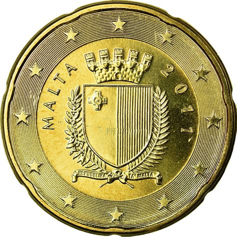 20 Euro Cent Malta 2008 2023 Km 129 Coinbrothers Catalog