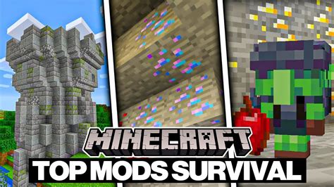 Top 5 Mods Que Mejoran El Survival Para Minecraft 1152 Y 1144 Youtube