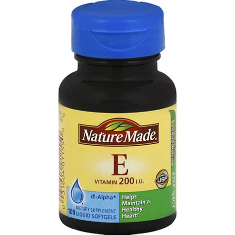 Vitamin e is sometimes used to treat a vitamin e deficiency, which is rare but can happen in people with certain diseases, such as cystic fibrosis, liver disease, pancreatitis, and crohn's disease. Nature Made Vitamin E, 90 mg, Softgels | Vitamin A-K ...