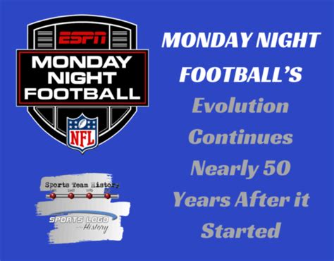 Monday Night Footballs Evolution Continues Nearly 50 Years After It
