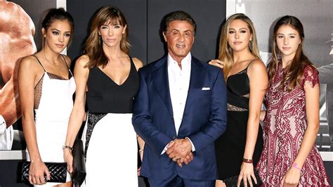 Sylvester Stallones Gorgeous Daughters Hit The Red Carpet Us Weekly