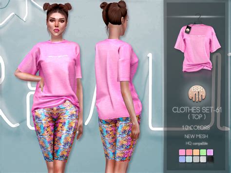 The Sims Resource Clothes Set 61 Top Bd238