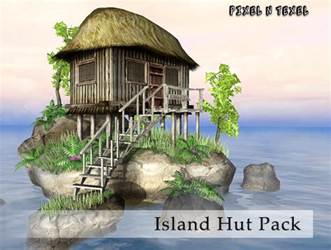 Island Hut Pack 3d Landscapes Unity Asset Store