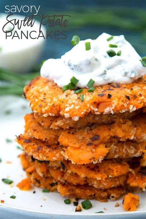 These Savory Sweet Potato Pancakes Are Perfect For Lunch Or Dinner