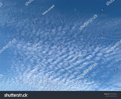 Altostratus Clouds Full Streaks Beautiful Clouds Stock Photo 1875538372