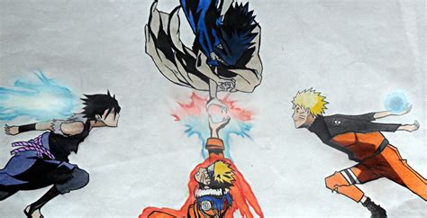 Naruto And Sasuke Final Rasengan And Chidori Naturut