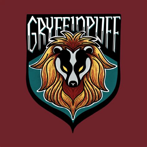 Gryffinpuff Lion Badger Combination House Crest Gryffinpuff T Shirt
