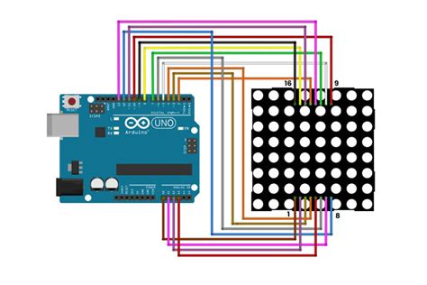 ¿cómo Programar Y Hacer La Conexión Para La Matriz Led8x8 1088as