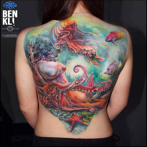 48 Awesome Ocean Tattoo Idea For Anyone Who Loves The Azure Water Bodies Ocean Tattoos Inked