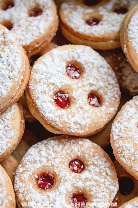 This is an austrian recipe that was passed on from one generation to the next in my family. Austrian Jam Cookies Recipe / Austrian Jam Thumbprint Cookies Living On Cookies Jam Cookies ...