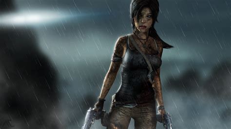 Fondos De Pantalla Videojuegos Lara Croft Oscuridad Captura De