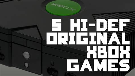 5 High Definition Original Xbox Games - IMPLANTgames - YouTube