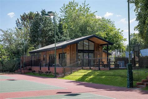 Modern Replacement Tennis Clubhouse Completed Leaf Architecture