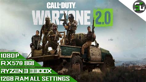 Cod Warzone 20 Benchmark Rx 570 8gb All Settingsfsr Youtube
