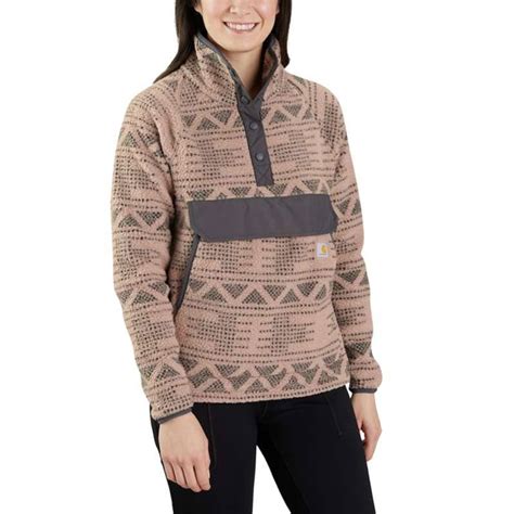 Womens Relaxed Fit Fleece Pullover 2 Warmer Rating Reg Carhartt