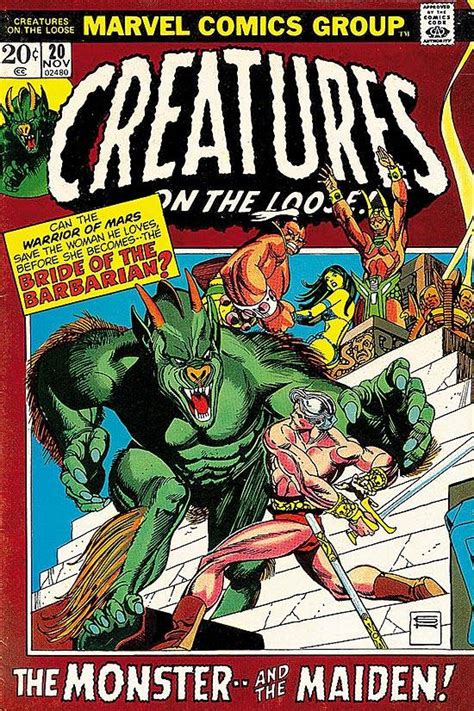 Creatures On The Loose 1971 N° 20marvel Comics Guia Dos Quadrinhos