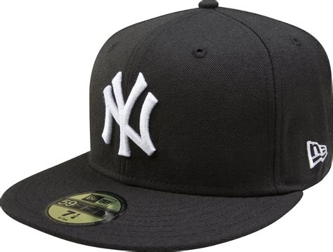 New York Yankees Black With White 59fifty Fitted Cap Buy Online In