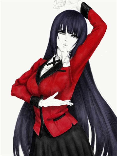 Anime Coloring Pages Kakegurui Anime Kakegurui Minimalist Yumeko