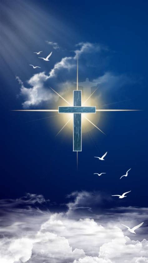 Jesus Standing On Clouds Wallpapers Download Mobcup