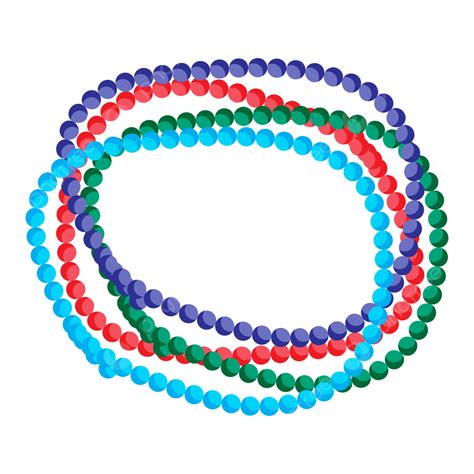 Mardi Gras Beads Vector Hd Images Mardi Gras Beads Background Vector