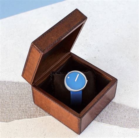 Personalised Leather Watch Box Single By Ginger Rose