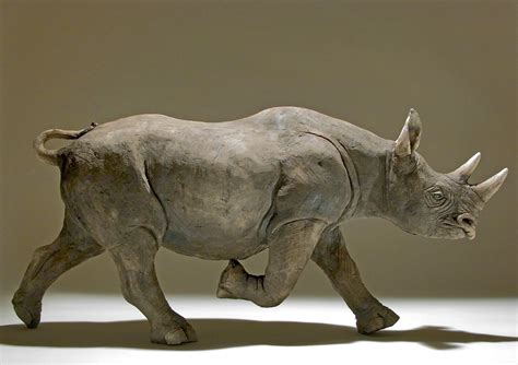Rhino Sculpture Nick Mackman Animal Sculpture Animal Sculptures