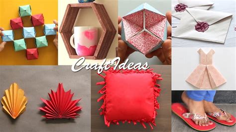 8 Easy Craft Ideas Diy Activities Useful Things Youtube