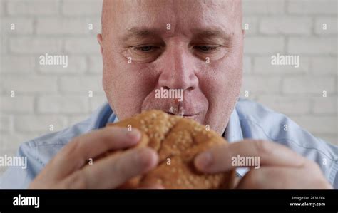 Greedy Man Eating Hi Res Stock Photography And Images Alamy