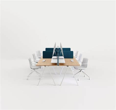 d1 120 multiple office desk delta collection by aridi design gabriel teixidó