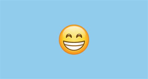 😁 Beaming Face With Smiling Eyes Emoji On Whatsapp 22020624