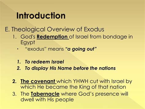 Ppt The Book Of Exodus Powerpoint Presentation Free Download Id