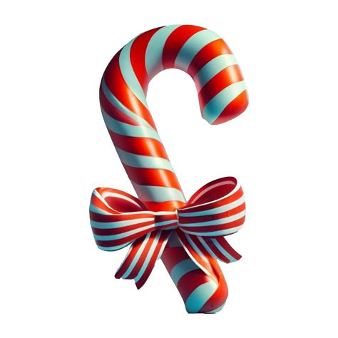 Merry Christmas Candy Cane Ai Generative 34216550 Png