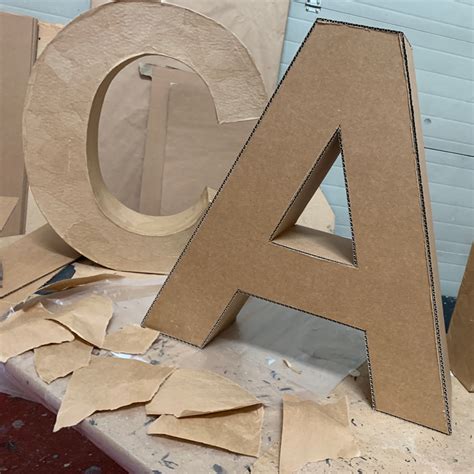 New For 2020 Our 3d Cardboard Letters