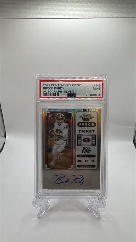 Contenders Optic Brock Purdy Rookie Ticket Auto Rc Psa