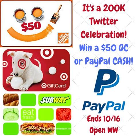 Twitter Celebration Giveaway Win 50 T Card Or Paypal Its Free