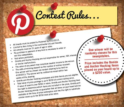 Contest Rules Contest Rules Pin Contest Contest