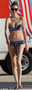 Whitney Port Shows Off Her Super Thin Body In A Cute Ruffled Bikini