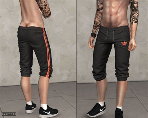 Gym Shorts Darte77 Custom Content For Ts4 Em 2020 The Sims 4