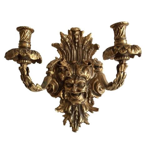 We did not find results for: Empire Style Bacchus Face 24 Karat Gold Dore Bronze Candle Wall Sconce, Pair For Sale at 1stdibs