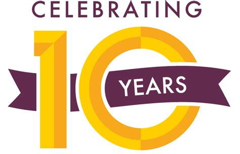Download 10th Anniversary Logo Png Png Image With No Background
